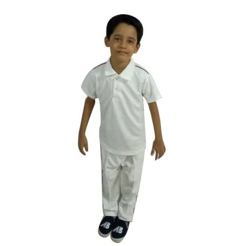 White Cricket Track Suit Age Group: Children