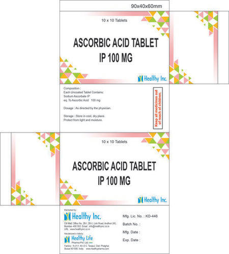 Ascorbic Acid Tablet 100 Mg