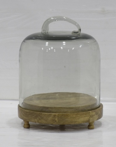 Round Cake Dome With Glass handle