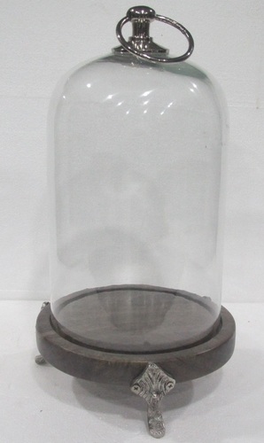 Cake Dome With Metal Aluminium Top Leg - Color: Different Colors Available