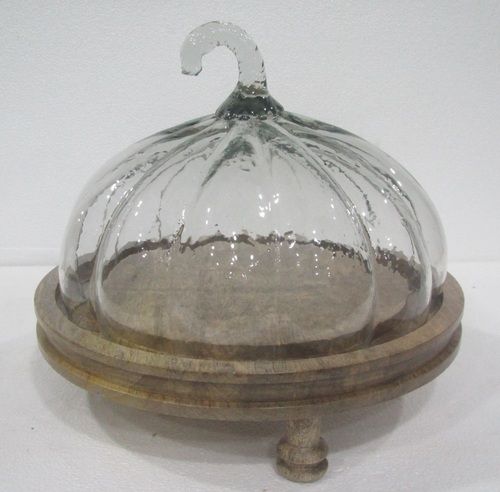 Cake Dome With onion Shape Glass