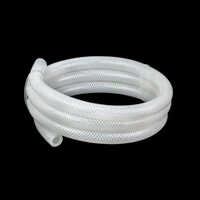 Silicone Braided Hoses Pipes - High-quality Silicone, Inside Diameter: 1/2 Inch, Round Shape, Various Sizes Available, Industrial Use, Warranty Included