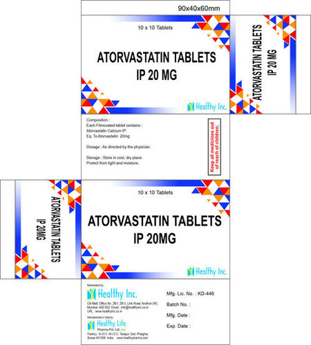 Atorvastatin Tablet  20 Mg