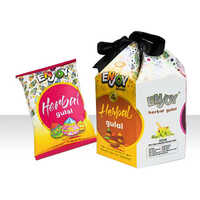 Enjoy Herbal Gift Pack - 90gm X 5pc, Eco-friendly Multicolor Powder With Soft Texture And Delightful Fragrance For Holi Festival