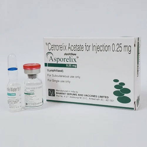 Cetrorelix Acetate Injection 0.25mg Ph Level: As Per Company Norms