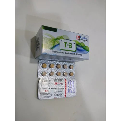 T3 Liothyronine 25mcg Tablet