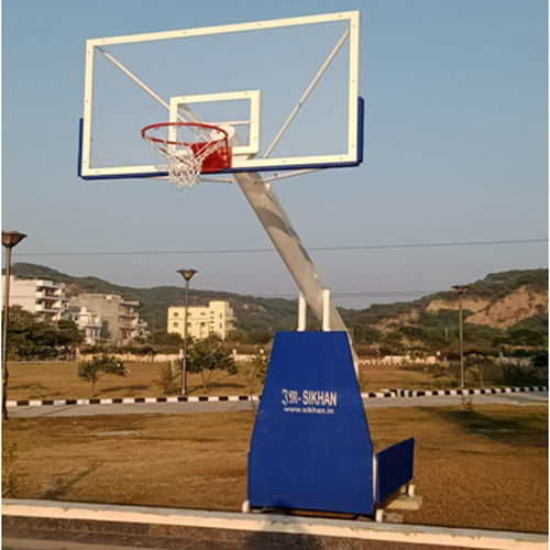 Jm Tournament Basketball Pole Moveable 8 Inch Round Pipe Age Group: Adults