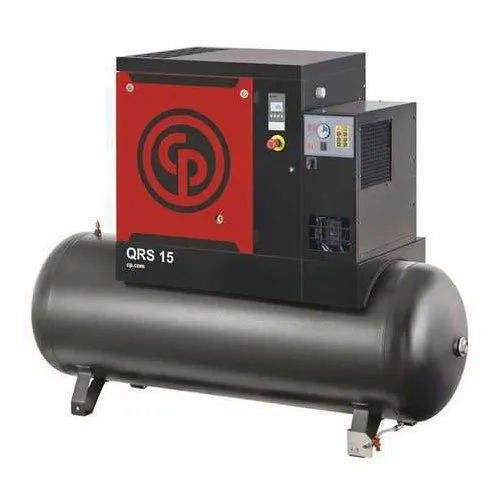 Red 10Hp Industrial Air Compressor