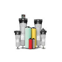 Industrial Air Line Filter - Round Shape, 720 - 40500 L/min Mesh Size | -10c To +120c Working Temperature, Warranty Included, Commercial Use
