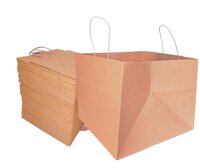 PAPER BAG (W) HANDLE (11X11.5X9 INCH) M SIZE
