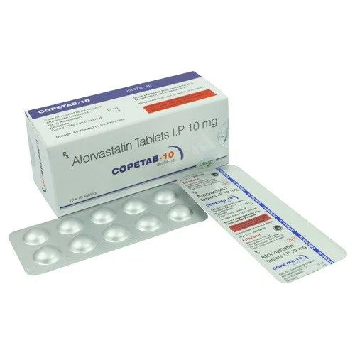 Pure Quality 10 Mg Atorvastatin Tablets Ip