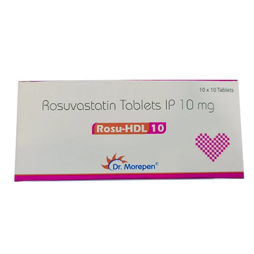 Pure Quality 10 Mg Rosuvastatin Tablets Ip