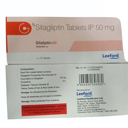 50 MG Sitagliptin Tablets IP