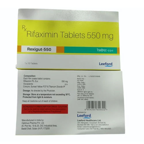 550 MG Rifaximin Tablets