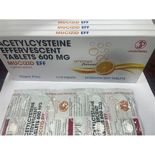 600 MG Acetylcysteine Effervescent Tablets