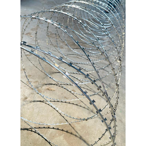 Concertina Wire - Color: Silver