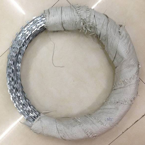 Concertina Razor Wire - Color: Silver