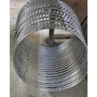Punched Tape Concertina Coil - Color: Silver