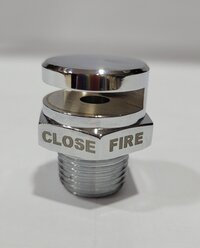 Water Curtain Nozzle - Brass Material, Elegant Golden Finish | Industrial Firefighting Equipment With Warranty For Emergency Situations