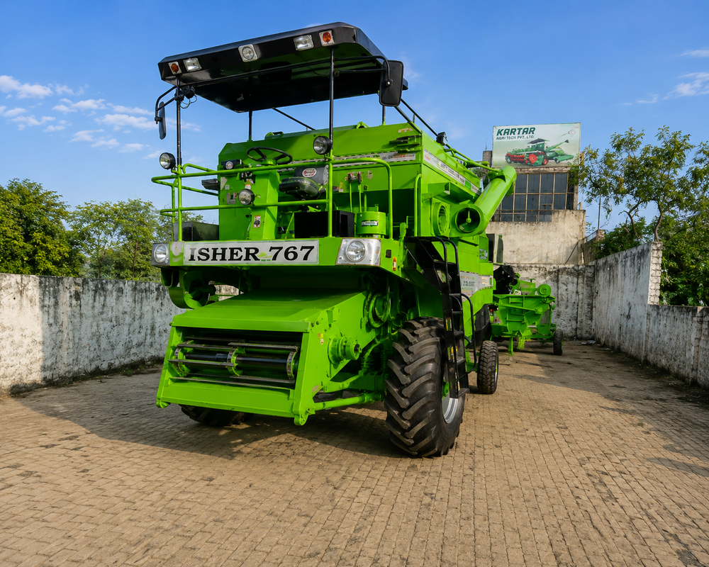 Agriculture Combine Harvester - Engine Type: Air Cooled