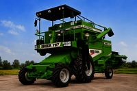 ISHER 767 a   4 X 4 Self Propelled Combine Harvester