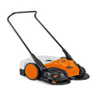 Kga 770 Sweeping Machine - Durable Metal, Customized Size, Vibrant Orange & Black | Electric-powered, Cold Water Cleaning For Sterilizing & Disinfecting