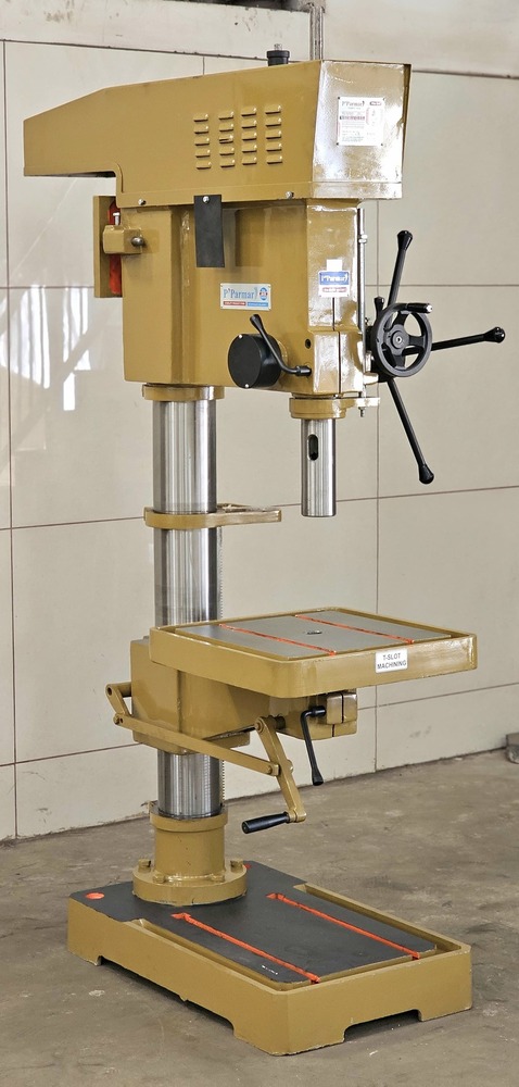 Pillar Type Drilling Machine - High-Quality Steel 240 Volt Electric Power | Semi-Automatic Precision Drilling for Industrial Applications