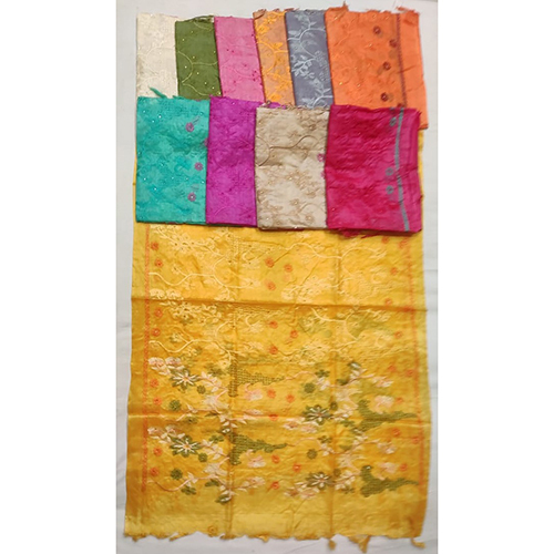 28 Inch Fancy Tussar Dupatta