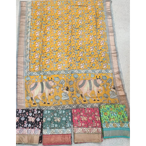 Modal Silk Fancy Print Saree With Small Border