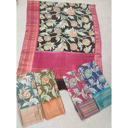 Stylish Modal Silk Print Saree With Big Border