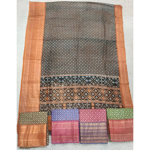 Multicolor Printed Modal Silk Fancy Print Saree With Big Border