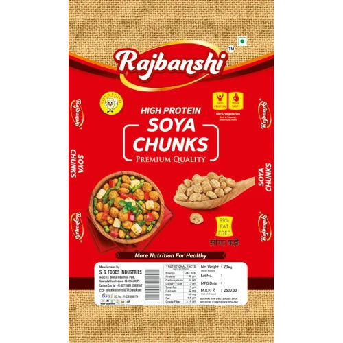 20 kg Rajbanshi High Protein Soya Chunks
