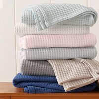 Thermal Cotton Waffle Blankets