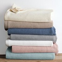 Hospital Cotton Waffle Blankets