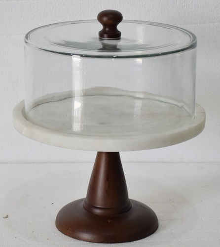 Cake Dome With Stone Base