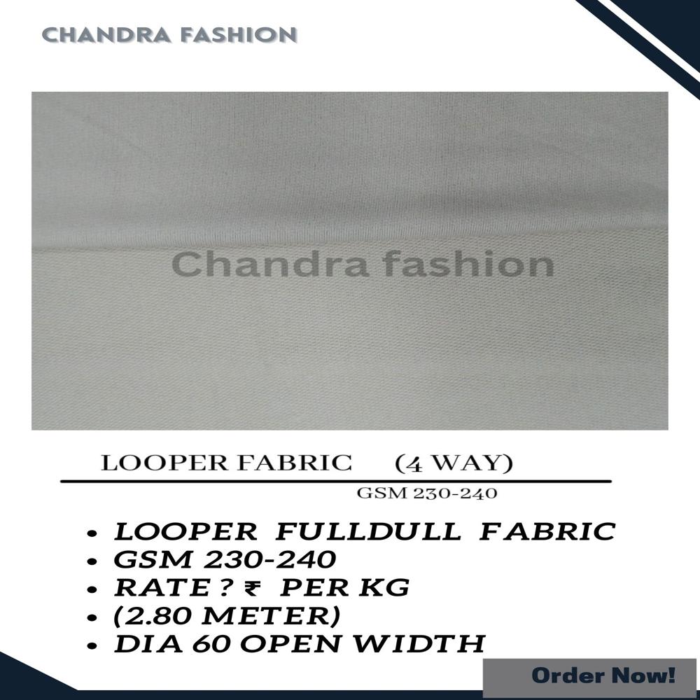 Looper Plain Fabric