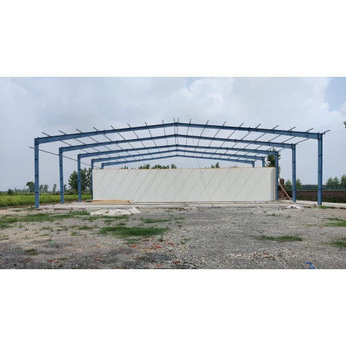 Industrial Cost-Effective Shed Construction Solution - Color: Blue & White