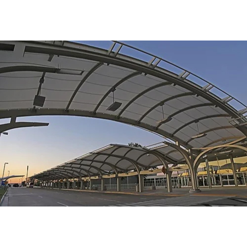 Walkway Covering Tensile Structure