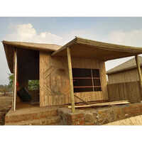 Prefabricated Bamboo Hut - Color: As Per Requirement