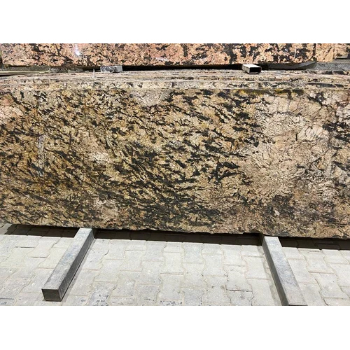 Alaska Golden Mix Design Granite Slab