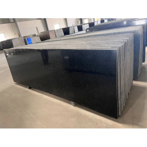 R Black Granite Slab