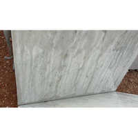 Banswara Polished Finish White Marble Slab - Customizable Dimensions, Pristine White Color With Elegant Grey Veining