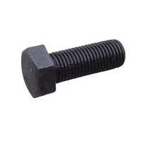 High Tensile Bolts - Mild Steel, 10 X 100 Mm | Black, Polished Finish, Hex Head Type, High Quality, Full Thread, Industrial Use