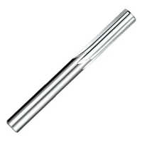 Solid Carbide Chucking Reamer - 100 Mm Length, Silver Color, Polished Surface Finish | Precision-ground Cutting Edges For Smooth Hole Finishing