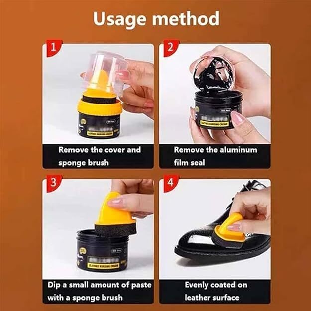 LEATHER REPAIR CREAM LIQUID & SHOE POLISH