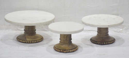 Set of 3 Cake Plate