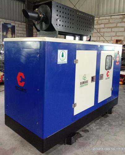 Escort 82.5KVA DG Set - High Pressure, 2 Phase | Blue Color, 220-415V Rated Voltage, 1 Year Warranty