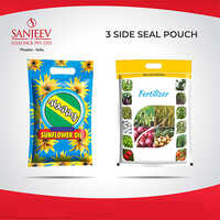 Different Colours Available 3 Side Seal Pouch