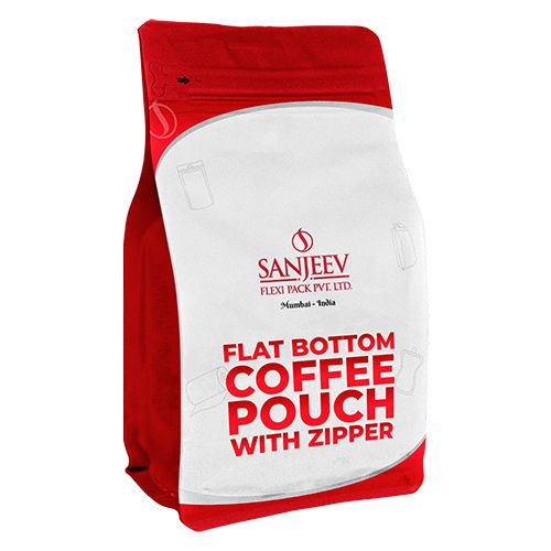 SFPPL-Flat Bottom Coffee Pouch With Zipper