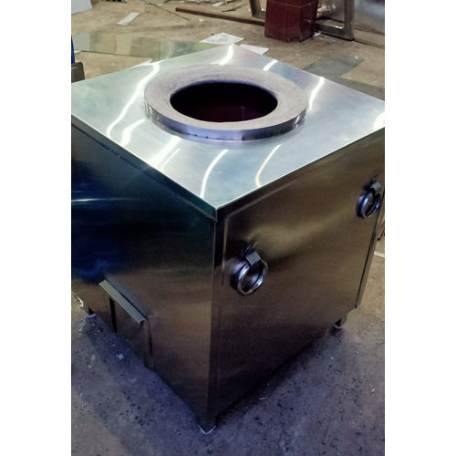 Square Tandoori Oven - Material: Stanless Steel